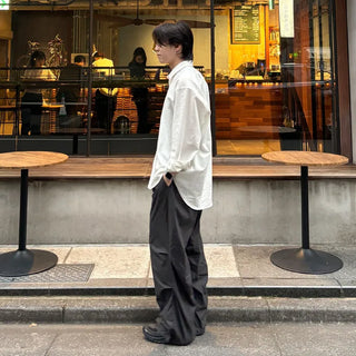 (Unisex) Wide Fit Pintuck Pants