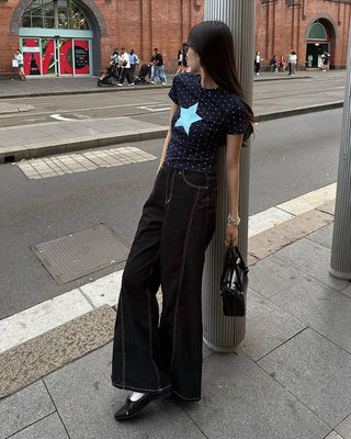 Curved Sage Wide Pants