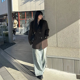 Stitch wool jacket