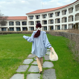 (Unisex) Oversized Cotton Shirt