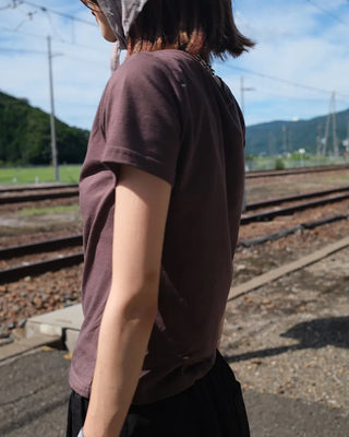 Boat neck T-shirt