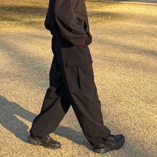 (Unisex) Cargo String Pants