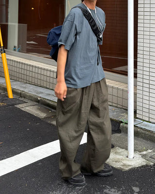 Pintuck balloon pants