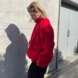 Pocket fleece zip jacket