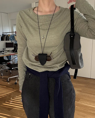 Boat neck daily t-shirt