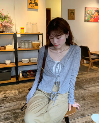 Sheer Ribbon Cardigan