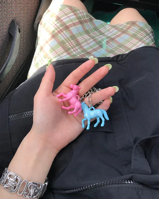 Vivid Horse Keyring