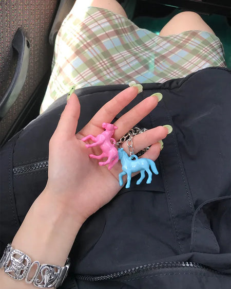 Vivid Horse Keyring