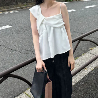 Asymmetrical design top