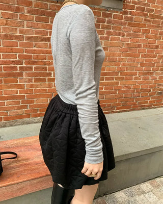 Slim-fit long-sleeved T-shirt