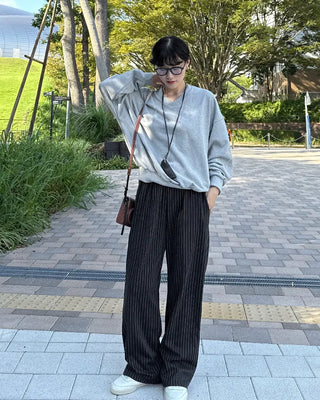 Striped Banding Pants