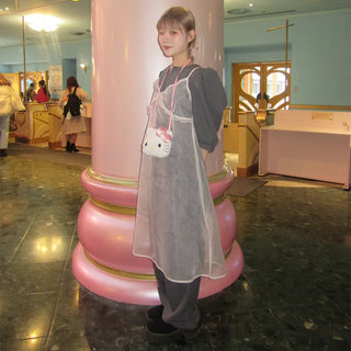 See-through layered dress