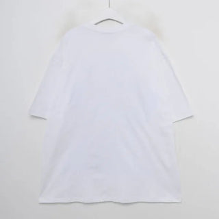 Silhouette print short-sleeved T-shirt