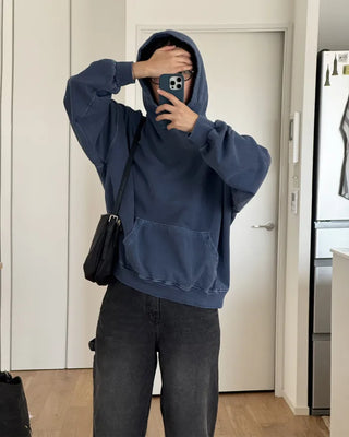 Colored pullover hoodie