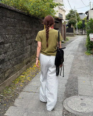 Seersucker striped pants