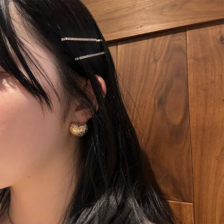 Rhinestone hairpin set