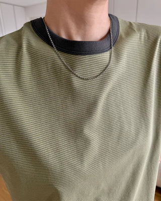 Striped color T-shirt