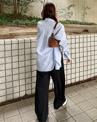 Waist string pants