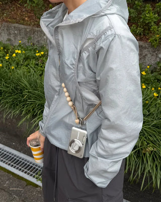 Glossy Windbreaker Jacket
