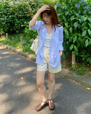 Basic cotton shorts