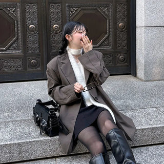 Oversized Solid Jacket