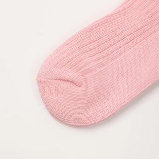 Ribbed long socks
