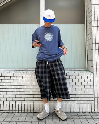 Checked Bermuda shorts