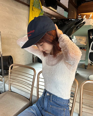 Star Lettering Ball Cap