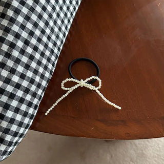 Pearl Ribbon Hair Strap