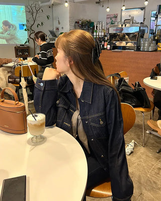Standard cropped denim jacket