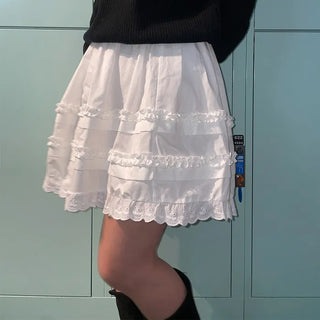Lace medium skirt