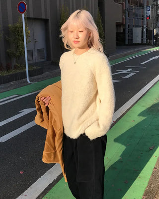 Boucle Round Knit