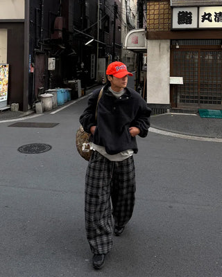 Half-neck button fleece