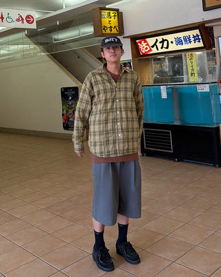 Glen check shirt