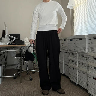 Basic Crop Long T-Shirt