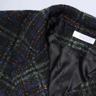 Vintage check double-breasted jacket