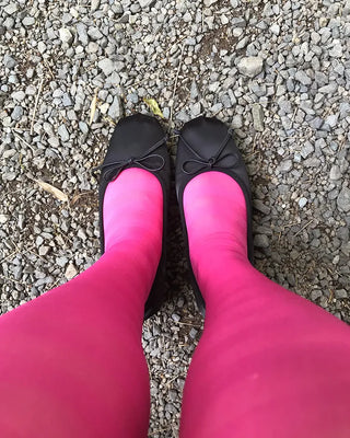 Ribbon flat shoes
