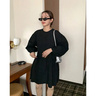 Pintuck Mini Dress