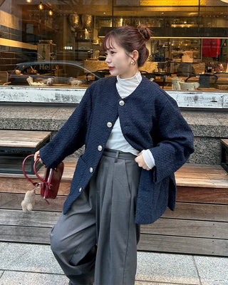 See-through layered long-sleeve T-shirt