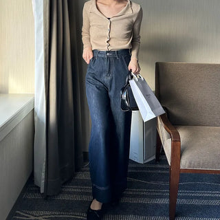 Stitch Point Denim Pants