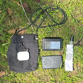 Shirring Point Crossbody Bag