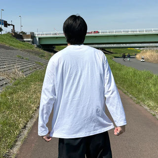 (Unisex) Lettering Long T-Shirt