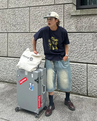 Vintage Wash Bermuda Denim