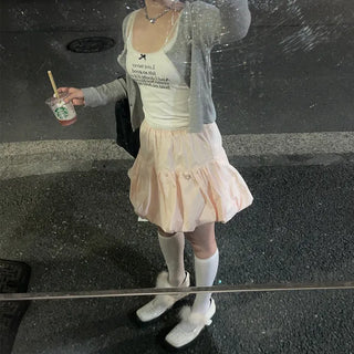 Nylon pumpkin skirt