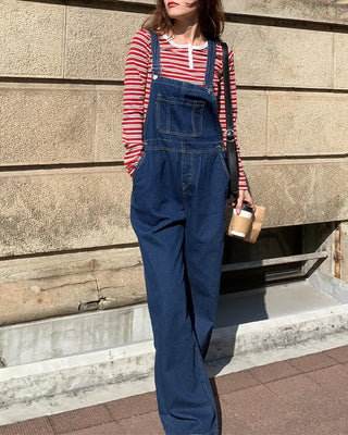 Denim overalls