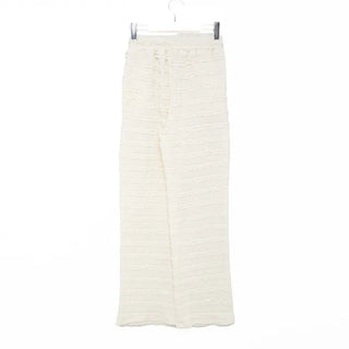 Lace waistband pants