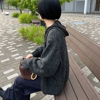 Wool Rouge Fit Cardigan