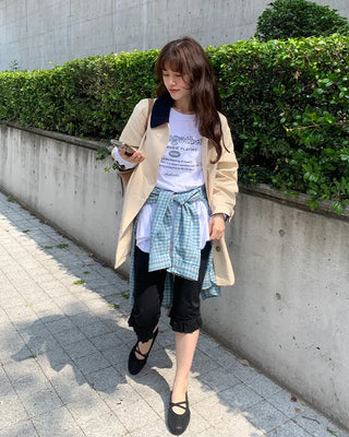 Lettering Long T-shirt