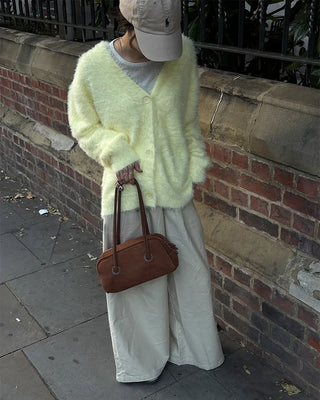 Suede Square Bag