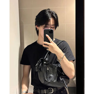 Multi-pocket shoulder bag
